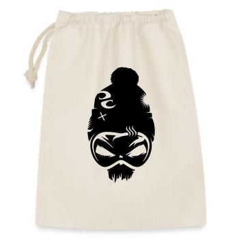 Skull with snowboard goggles - Gift Bag 30 x 45 cm - nature - Front