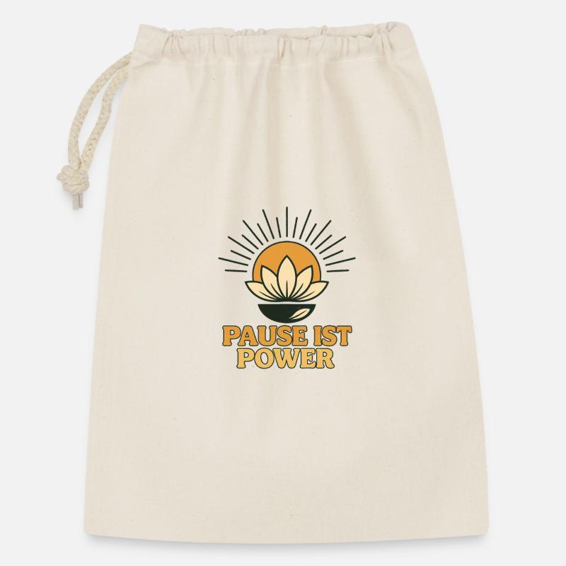 Self-Care & Mindfulness Design - Gift Bag 30 x 45 cm - nature