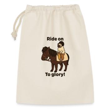 Chevauchez vers la gloire - Sac cadeau 30 x 45 cm - nature - Devant