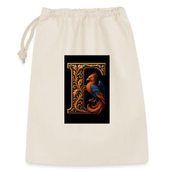 F – Magic Ornament with Phoenix - Gift Bag 30 x 45 cm - nature - Front