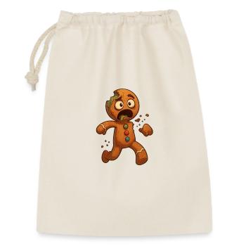 Halloween Zombie Gingerbread Man - Gift Bag 30 x 45 cm - nature - Front