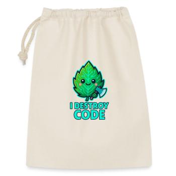 Green Leaf Code Warrior - Gift Bag 30 x 45 cm - nature - Front
