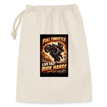 Full throttle: Motorcycle Fire - Gift Bag 30 x 45 cm - nature - Front