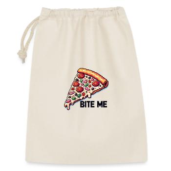 Bite me Pizza - Gift Bag 30 x 45 cm - nature - Front