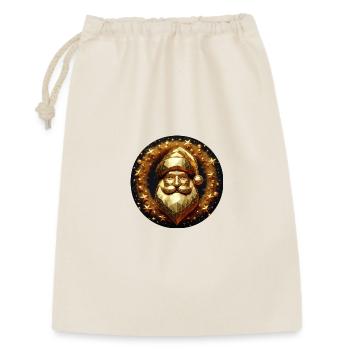Golden Santa Claus - Gift Bag 30 x 45 cm - nature - Front