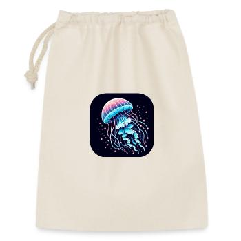 Méduse de dessin animé - Sac cadeau 30 x 45 cm - nature - Devant