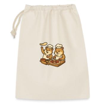 Cuisiniers hamsters - Sac cadeau 30 x 45 cm - nature - Devant