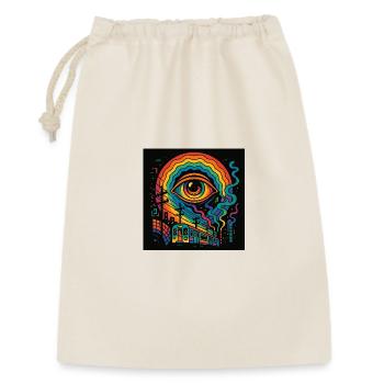 L’œil – Éveillé dans un monde endormi - Sac cadeau 30 x 45 cm - nature - Devant