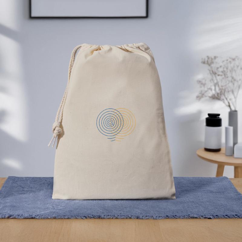 Concentric Interference – Physik Design Geschenkbeutel aus Baumwolle (30 x 45 cm)
