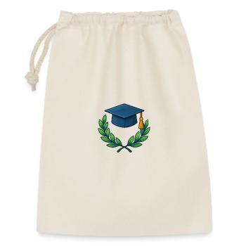 Diplôme académique Conception de couronnes - Sac cadeau 30 x 45 cm - nature - Devant