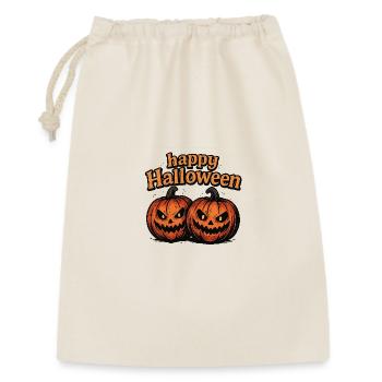 Spooky Halloween pumpkins with evil eye - Gift Bag 30 x 45 cm - nature - Front