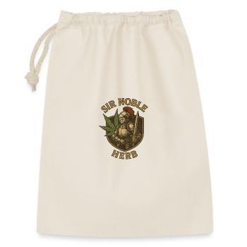 Sir Noble Herb with Hemp Plant Motifs - Gift Bag 30 x 45 cm - nature - Front
