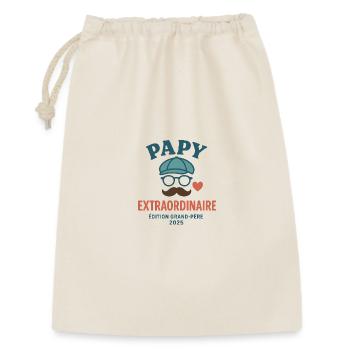 Papy Extraordinaire – Édition Grand-Père 2025 - Sac cadeau 30 x 45 cm - nature - Devant