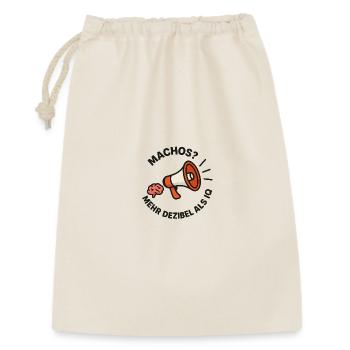 Megaphone Brain vs. Machos - Gift Bag 30 x 45 cm - nature - Front