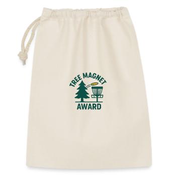Prix de l’aimant d’arbre – Conception amusante de disc golf - Sac cadeau 30 x 45 cm - nature - Devant