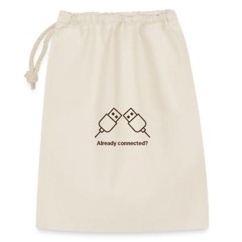 already connected - Gift Bag 30 x 45 cm - nature - Front