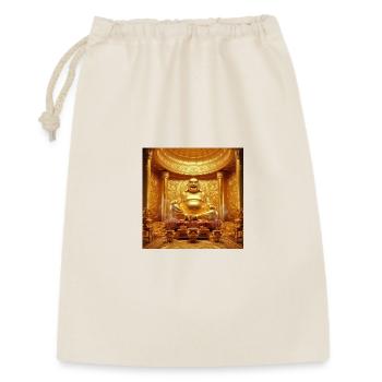 Scène du temple du Bouddha doré - Sac cadeau 30 x 45 cm - nature - Devant