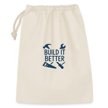 Motif artisanal Build It Better - Sac cadeau 30 x 45 cm - nature - Devant