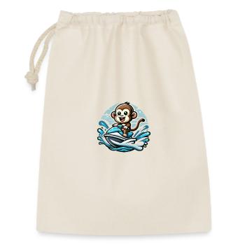 Monkey on Jet Ski Adventure - Gift Bag 30 x 45 cm - nature - Front