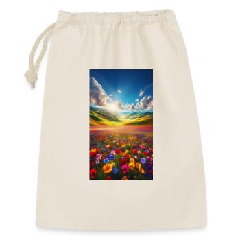 Rainbow meadow in sunlight - Gift Bag 30 x 45 cm - nature - Front