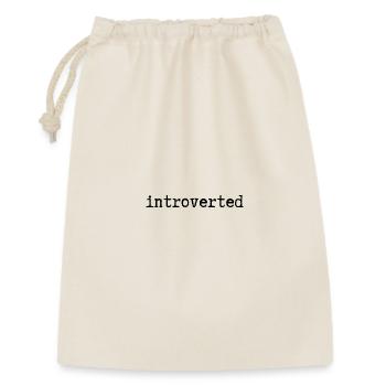 introverted - Gift Bag 30 x 45 cm - nature - Front