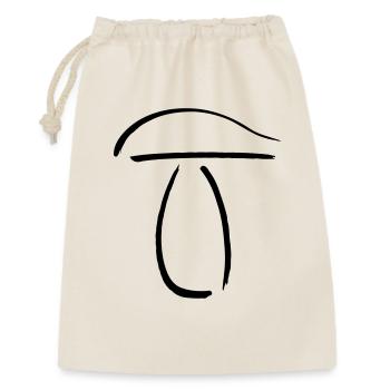Cèpes aux champignons bâtonnets - Sac cadeau 30 x 45 cm - nature - Devant