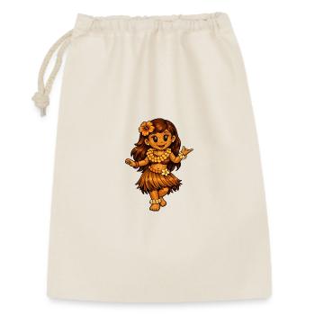 Hula Dancer Hawaiian Style - Gift Bag 30 x 45 cm - nature - Front