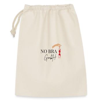 No Bra GmbH witziges Motiv Jungesellinen Abschied - Geschenkbeutel aus Baumwolle (30 x 45 cm) - Natur - Vorne
