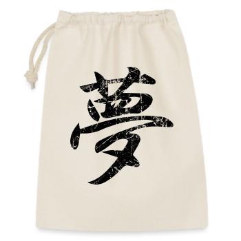 japanisches Ideogramm Traum yume dream reve sueno - Gift Bag 30 x 45 cm - nature - Front