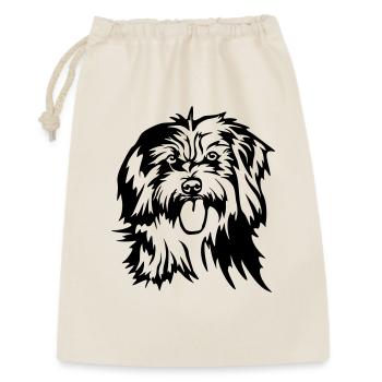 Berger des Pyreneé's head - Gift Bag 30 x 45 cm - nature - Front