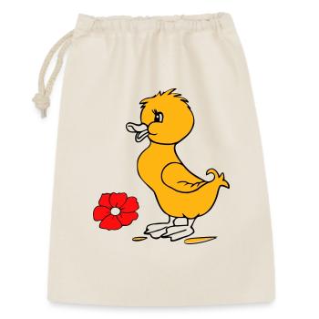 Poussins de Pâques Joyeuses Pâques - Sac cadeau 30 x 45 cm - nature - Devant