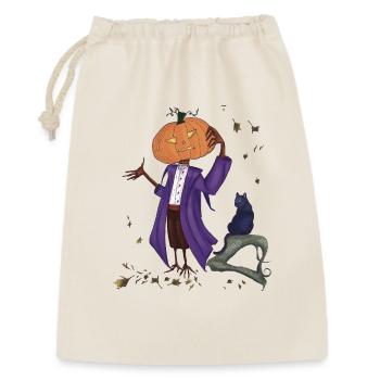 Dashing pumpkin in Purple Coat - Gift Bag 30 x 45 cm - nature - Front