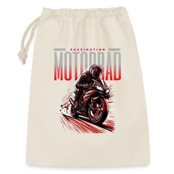 La fascination des motos – Racing Power Design - Sac cadeau 30 x 45 cm - nature - Devant