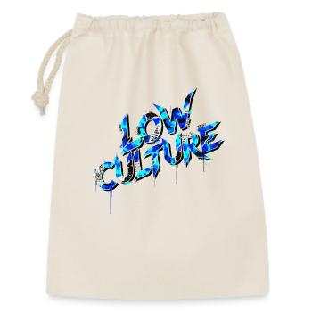 Car Tuning Spruch Low Culture Camouflage - Geschenkbeutel aus Baumwolle (30 x 45 cm) - Natur - Vorne