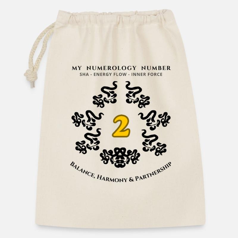 Numer_2 - Sac cadeau 30 x 45 cm - nature