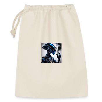 Blauer Droid Dampfer Vibe - Geschenkbeutel aus Baumwolle (30 x 45 cm) - Natur - Vorne