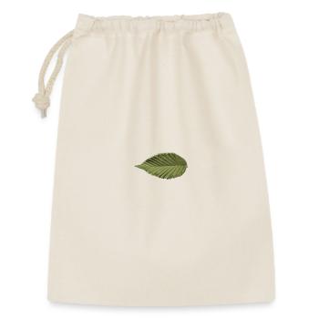 Leaf Structure Olive Green Pattern - Gift Bag 30 x 45 cm - nature - Front