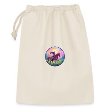 Imaginative fairy on horse - Gift Bag 30 x 45 cm - nature - Front