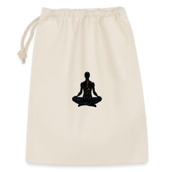 Conception de méditation - Sac cadeau 30 x 45 cm - nature - Devant