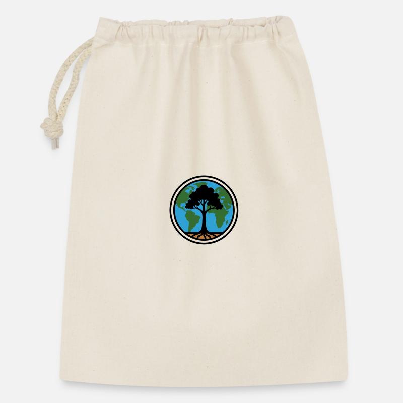 World tree with roots above earth - Gift Bag 30 x 45 cm - nature