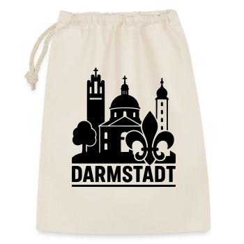 Silhouette de l’emprise de Darmstadt - Sac cadeau 30 x 45 cm - nature - Devant