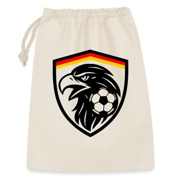 Deutschland Fußball Adler - Geschenkbeutel aus Baumwolle (30 x 45 cm) - Natur - Vorne