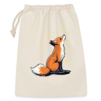 Fox and Stars - Gift Bag 30 x 45 cm - nature - Front