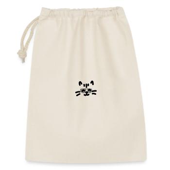 Chat cool Katze - Sac cadeau 30 x 45 cm - nature - Devant