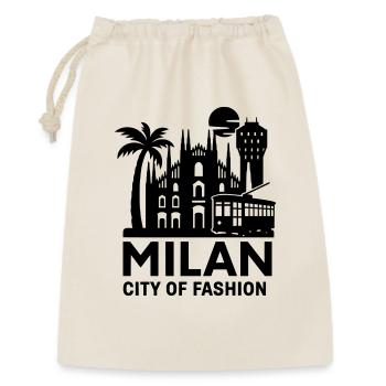 milan mailand italien - Geschenkbeutel aus Baumwolle (30 x 45 cm) - Natur - Vorne