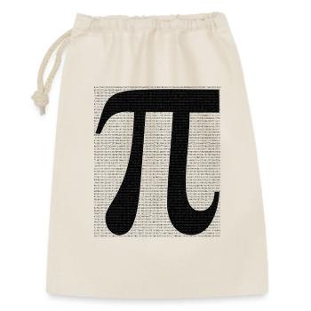 Pi symbol with numerical value mathematics - Gift Bag 30 x 45 cm - nature - Front
