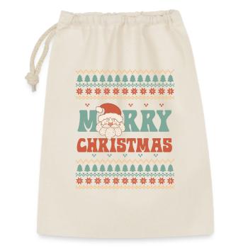 Pull de Noël moche - Sac cadeau 30 x 45 cm - nature - Devant