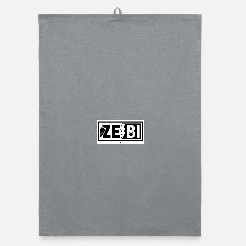 ZeBi Wings and Lightning Devil Organic dish towel