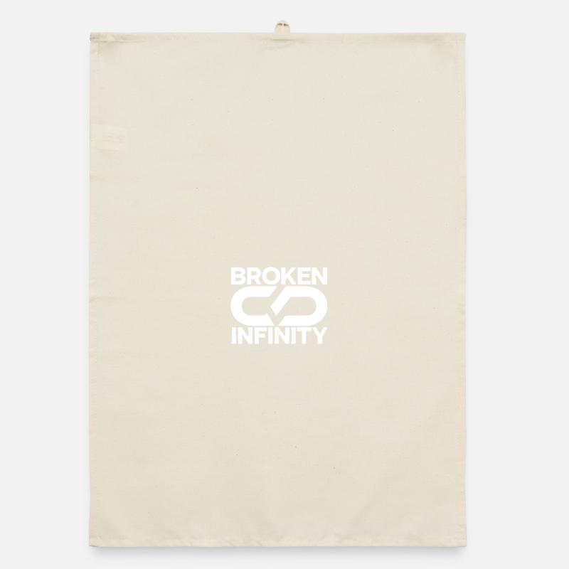 broken_infinity_white Organic dish towel