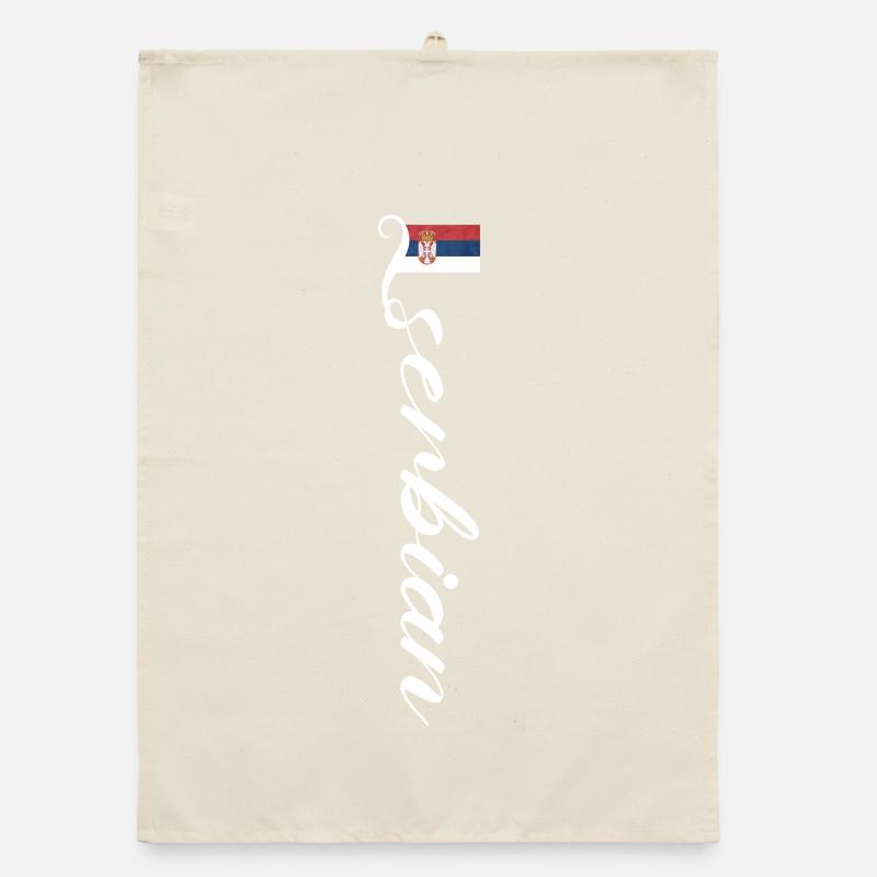 Serbien Organic Geschirrtuch